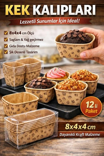 Molino Mln-11060 K.d.dörtgen Des.li Kek Kalıb ürün görseli 1