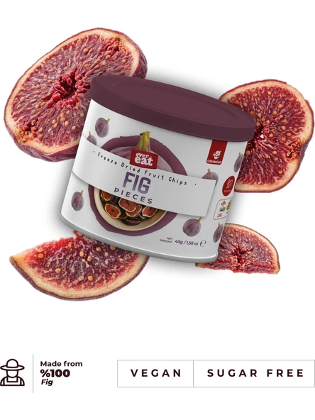 EverEat Teneke Dondurularak Kurutulmuş Incir Premium 40 gr Freeze Dry Yöntemiyle Üretilmiş ürün görseli 1