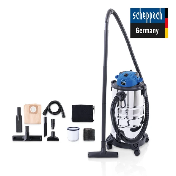 Scheppach VC30 Premium Islak Kuru Elektrikli Süpürge 1500 W 30 Lt - 5907747901 ürün görseli 1