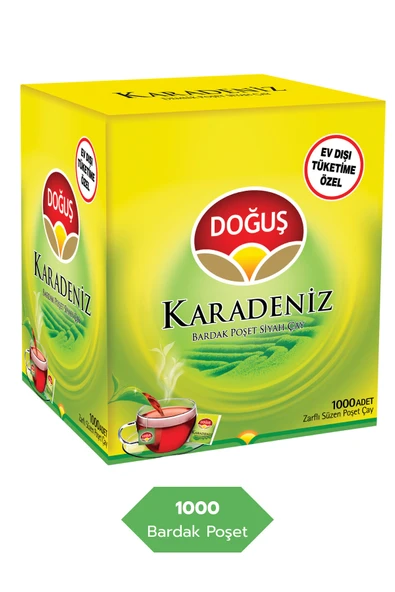Doğuş Karadeniz Bardak Poşet Çay 1000'Li ürün görseli 1