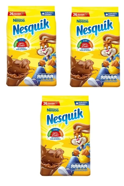 Nesquik Çikolatalı Toz Içecek 375 Gr X 3 Adet ürün görseli 1