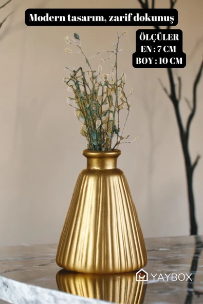 Dekoratif Vazo El Yapımı Model 1 - Resim 2