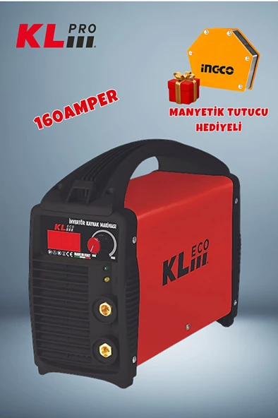 KE160 1600 Amper İnverter Kaynak Makinesi + Manyetik Tutucu Hediyeli ürün görseli 1