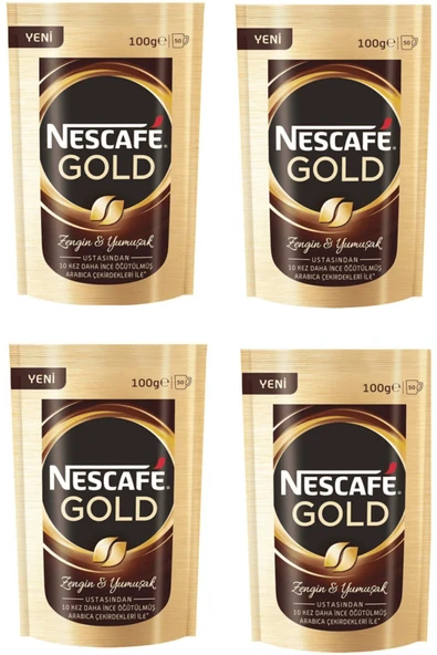 Nescafe Gold 100 gr X 4 Adet ürün görseli 1