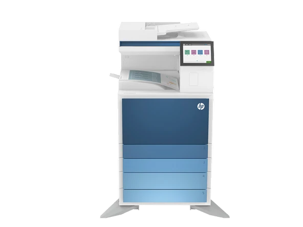 HP Color LaserJet Mgd MFP E785dn Prnt A3 + Stand - Resim 3