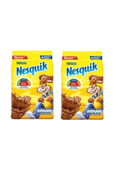 Nesquik Nestle Çikolatalı Sütlü Içecek Tozu 2 Adet X 375 gram ürün görseli 1