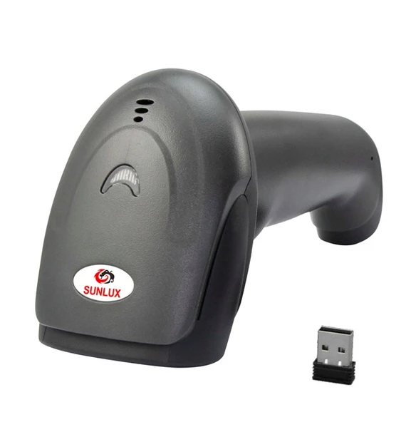Sunlux XL-9309B 1D Lazer Kablosuz Barkod Okuyucu ürün görseli 1