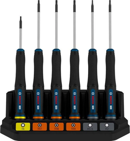 Bosch Hassas Uçlu Tornavida Seti TX/TH/H 6 Parça - Resim 2