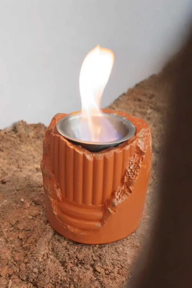 Gobo Şık ve Dekoratif Ateş Çukuru Turuncu ürün görseli 1