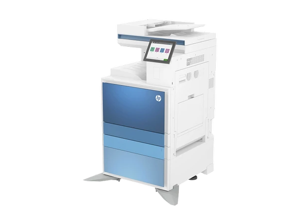 HP Color LaserJet Mgd MFP E785dn Prnt A3 + Stand - Resim 4
