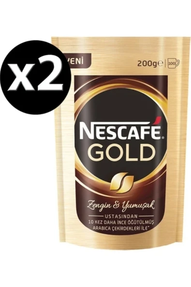 Nescafe Gold Yumuşak Içim 200 gr X 2 Adet ürün görseli 1