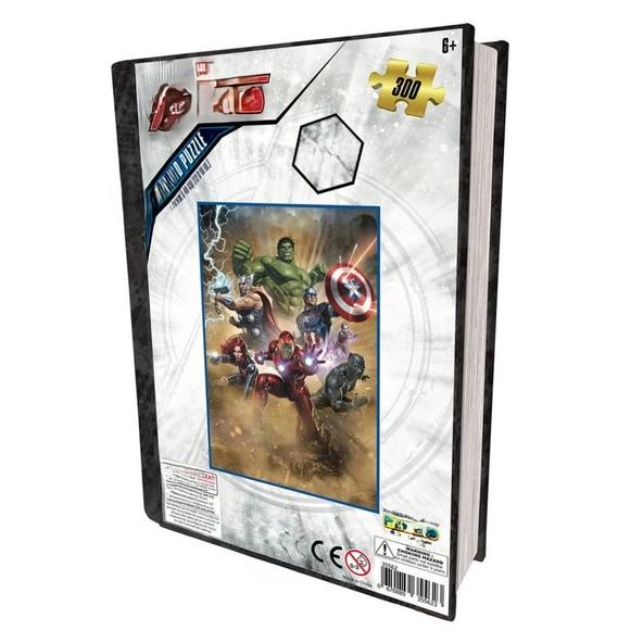 Avengers 300 Parça Puzzle 35562 - Metal Kutu ürün görseli 1