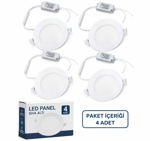 CT 5145 Led Spot 6W 6400K Beyaz Işık 4 adet ürün görseli 1