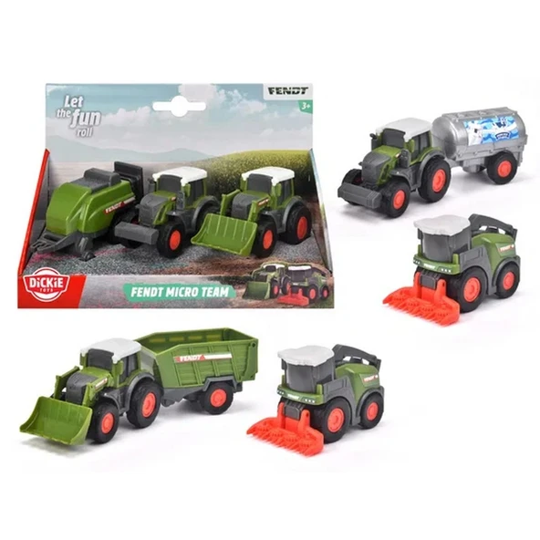 Dickie Fendt Micro Team Tarım Araçları - Resim 2