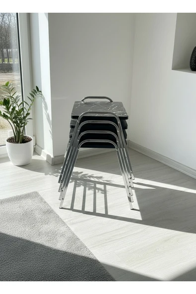 4'LÜ TEPSİ MODEL MODERN SEHPA - Resim 2
