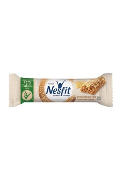 Nestle Nesfit Beyaz Çikolatalı Tam Tahıllı Bar 22,5 G ( 12 ADET ) ürün görseli 1
