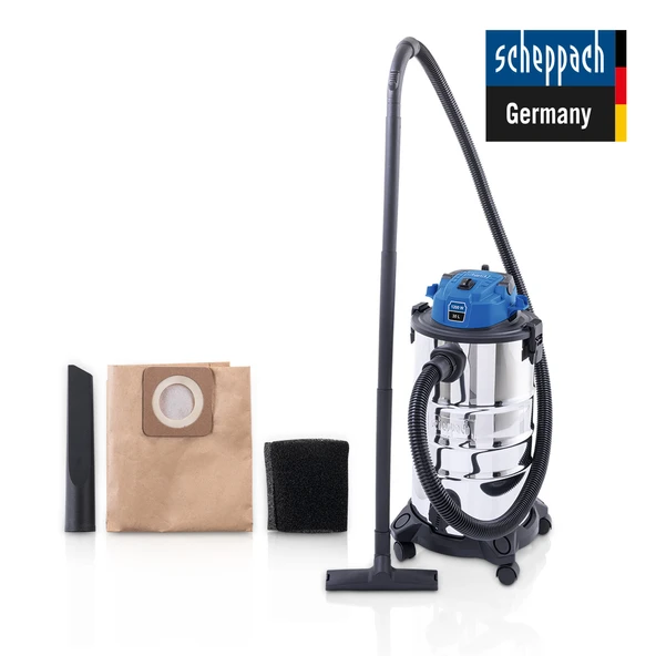 Scheppach VC30V2 Islak Kuru Elektrikli Süpürge 1200 W 30 Lt - 5907747901 ürün görseli 1