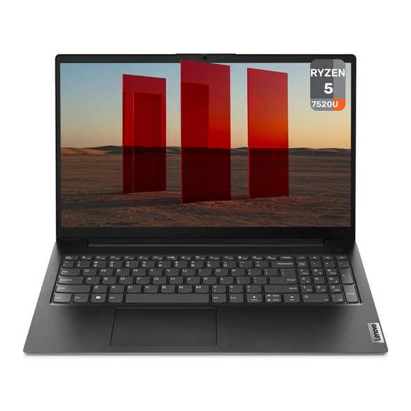Lenovo V15 82YU0123TX502 Ryzen5 7520U 16GB 1TBSSD 15.6" FHD W11P Dizüstü Bilgisayar ürün görseli 1