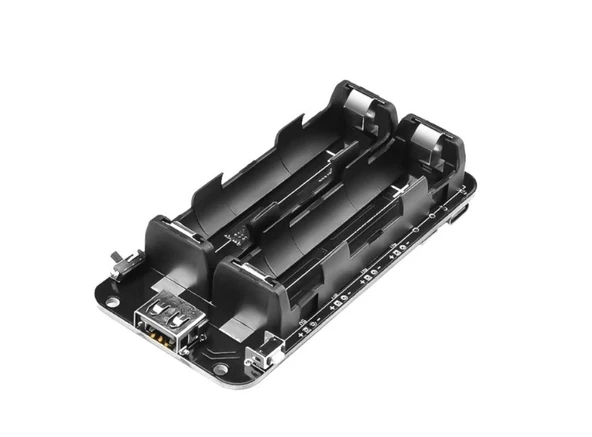 18650 Lityum Pil Yuvası V8 Mikro USB Şarj Modülü ürün görseli 1