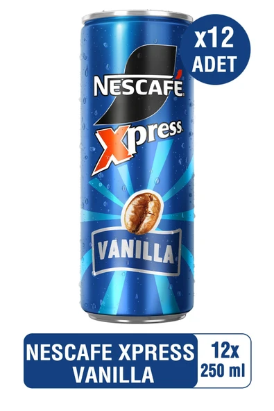 Nescafe NESCAFÉ XPRESS Vanilla Soğuk Kahve 250ml x12 ürün görseli 1