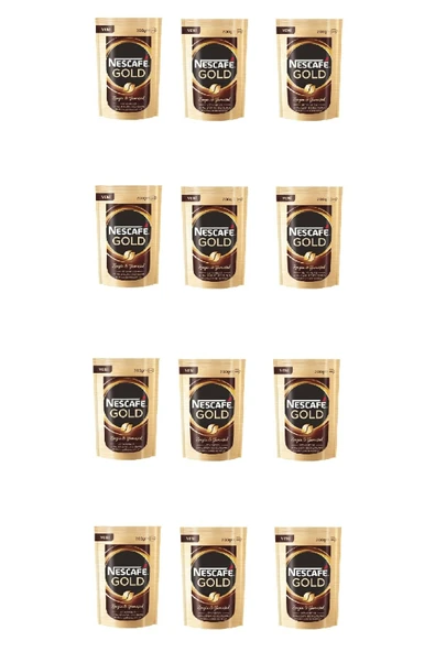 Nescafe Gold Ekonomik Paket 200 Gr X 12 Adet ürün görseli 1