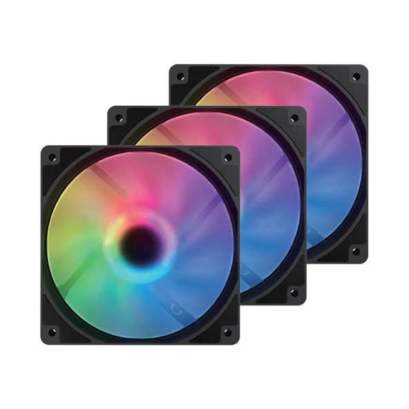Vento Kasa Fanı 3x120mm ARGB (VF1200FC) ürün görseli 1