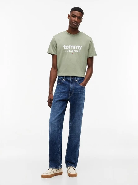 TJM SLIM GRAPHIC TEE EXT Erkek Yeşil T-Shirt - DM0DM23376 ürün görseli 1