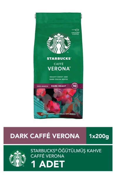 starbucks coffee Verona Blend Öğütülmüş Kahve 200 G ürün görseli 1