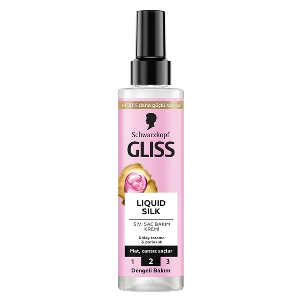 Gliss Liquid Silk Sıvı Saç Bakım Kremi 200 ml ürün görseli 1