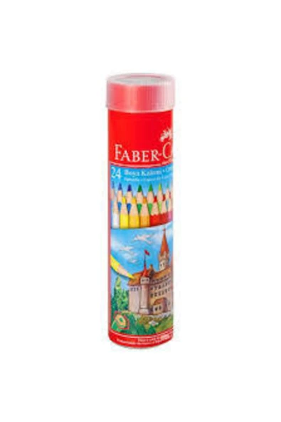 Faber-castell 24 Renk Metal Tüp Kuru Boya Kalemi ürün görseli 1