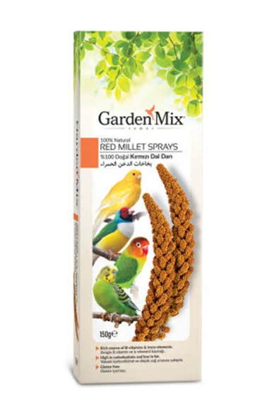 Garden Mix Kuş Ödül Maması Kırmızı Darı Dalı 150 G ürün görseli 1