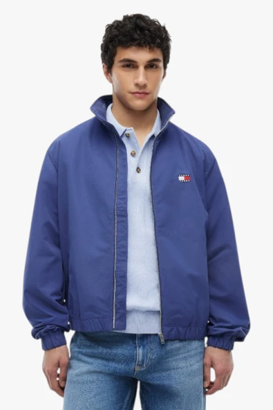TJM ESSENTIAL JACKET EXT Erkek Mavi Mont - DM0DM22720 ürün görseli 1