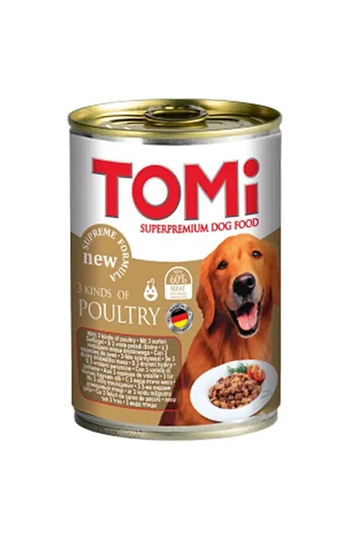 Tomi Köpek Yaş Maması Kümes Hayvanlı 400 G ürün görseli 1