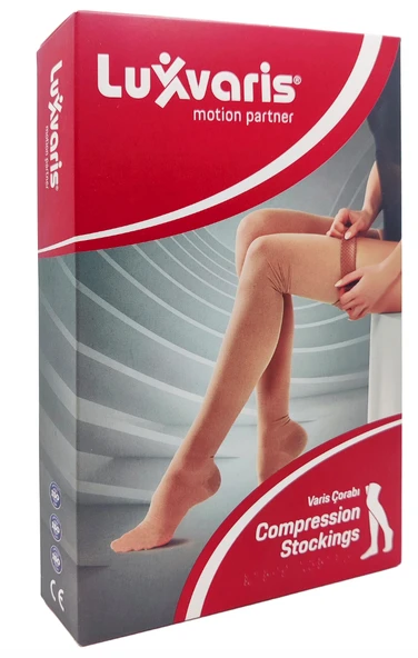 Luxvaris 811 CCL2 Dizüstü Burnu Kapalı Ten Rengi Varis Çorabı No: 7 ürün görseli 1
