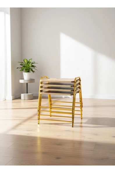 4'LÜ TEPSİ MODEL MODERN SEHPA - Resim 3