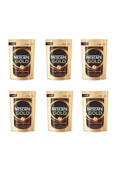 Nescafe Gold 200 G X 6 Adet ürün görseli 1