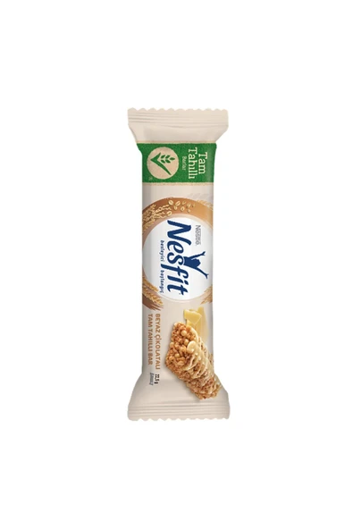 Nestle Nesfit Beyaz Çikolatalı Tam Tahıllı Bar 22,5 Gr x 16 Adet ürün görseli 1