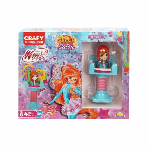 Crafy Winx Sihirli Salon Oyun Hamur Seti 15 Parça - S02009802 ürün görseli 1