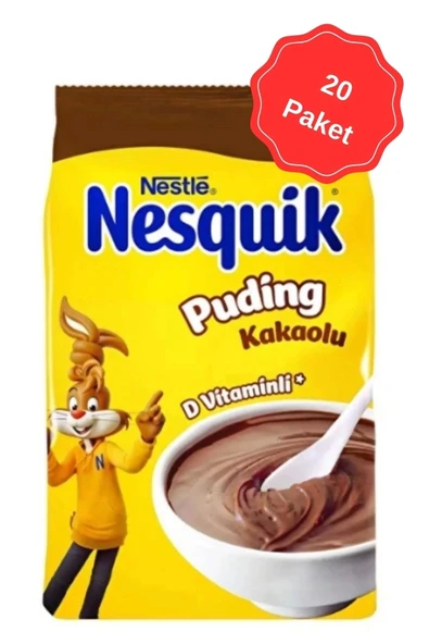 Nesquik Kakaolu Toz Puding 100 G x 20 Paket ürün görseli 1
