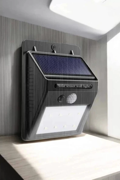 Nevamel® Solar Lamba Giriş Bahçe Yol Avlu Hareket Sensörlü Led - Resim 4