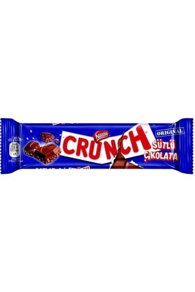 Nestle Crunch Sütlü Pirinç Patlaklı Çikolata 10 X 33 Gr ürün görseli 1