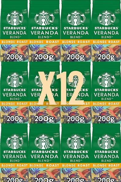 starbucks coffee STARBUCK COFFEE VERANDA 12X200 GR. ürün görseli 1