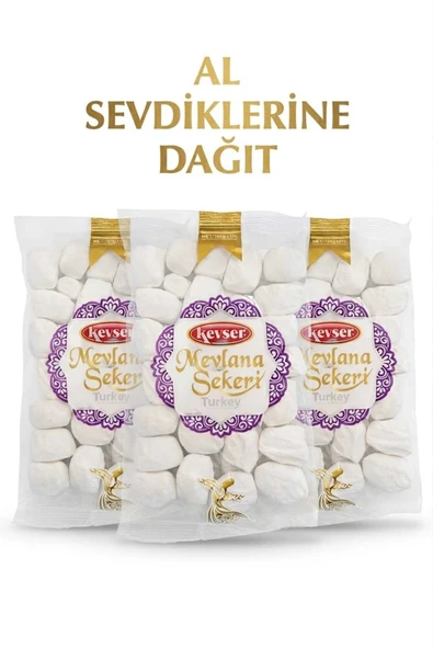 MEVLANA ŞEKERİ MEVLANA SADE 3 ADET 350 GR. AL DAĞIT ürün görseli 1