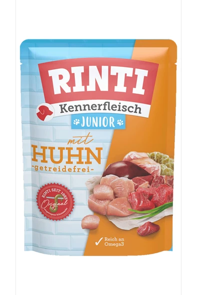 Rinti Yavru Köpek Yaş Maması Tavuklu 400 G ürün görseli 1