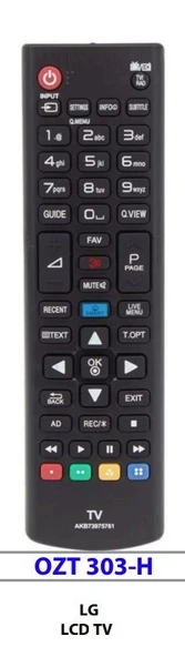 LG LCD TV KUMANDA RML-1162/303-H ürün görseli 1