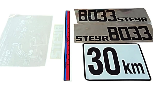STEYR 8033 TRAKTÖR YAN YAZI TAKIMI ürün görseli 1