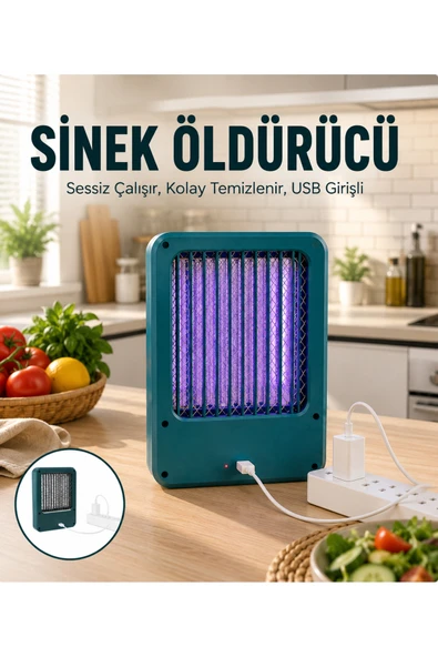 Sessiz Çalışan USB Destekli Elektrikli Sinek Öldürücü Makinesi ürün görseli 1