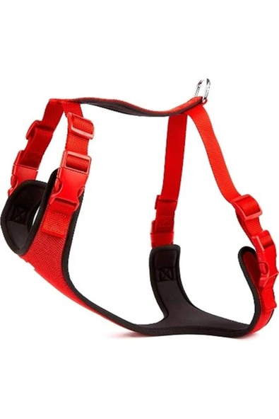 Doggie Köpek Göğüs Tasması Kırmızı 2.5*65-75 Cm ürün görseli 1