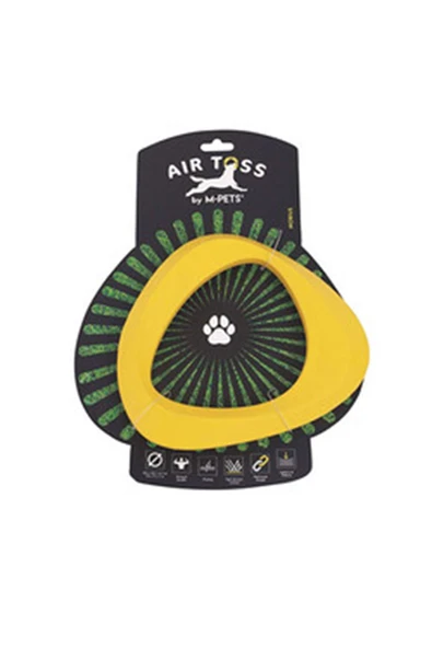 M-Pets Köpek Oyuncağı Air Toss Mobius Sarı ürün görseli 1