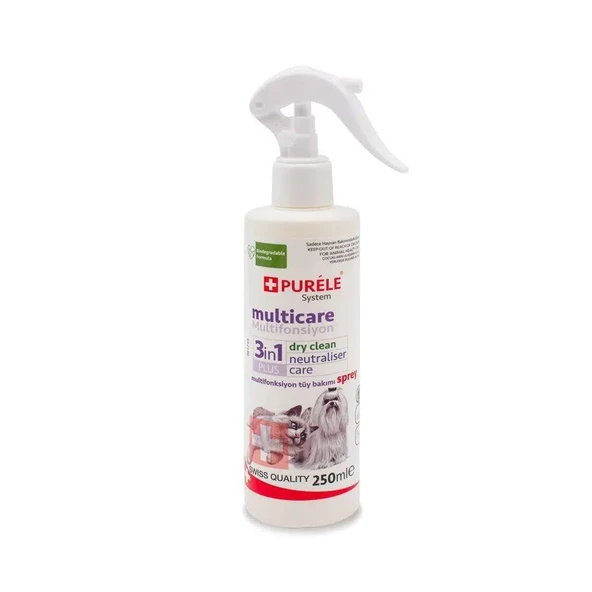 Purele Kedi ve Köpek Kuru Yıkama Bakım Sprey 250Ml ürün görseli 1